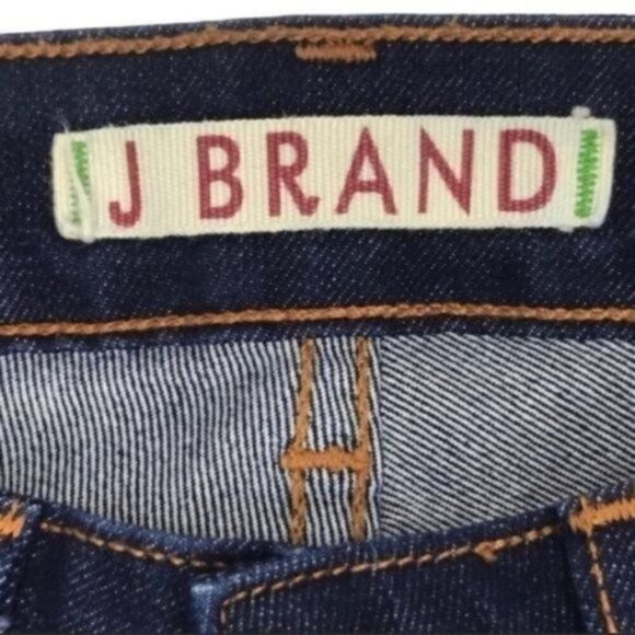 J Brand Curvy Fit Stright Leg Dark Wash Jeans size 28 Style # 370051528 - Picture 7 of 8